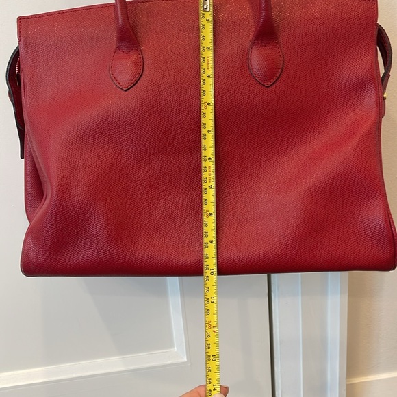 Arfango red leather bag. - Picture 4 of 8